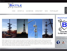 Tablet Screenshot of battleenergy.com